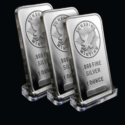 1 oz Sunshine Minting Silver Bar