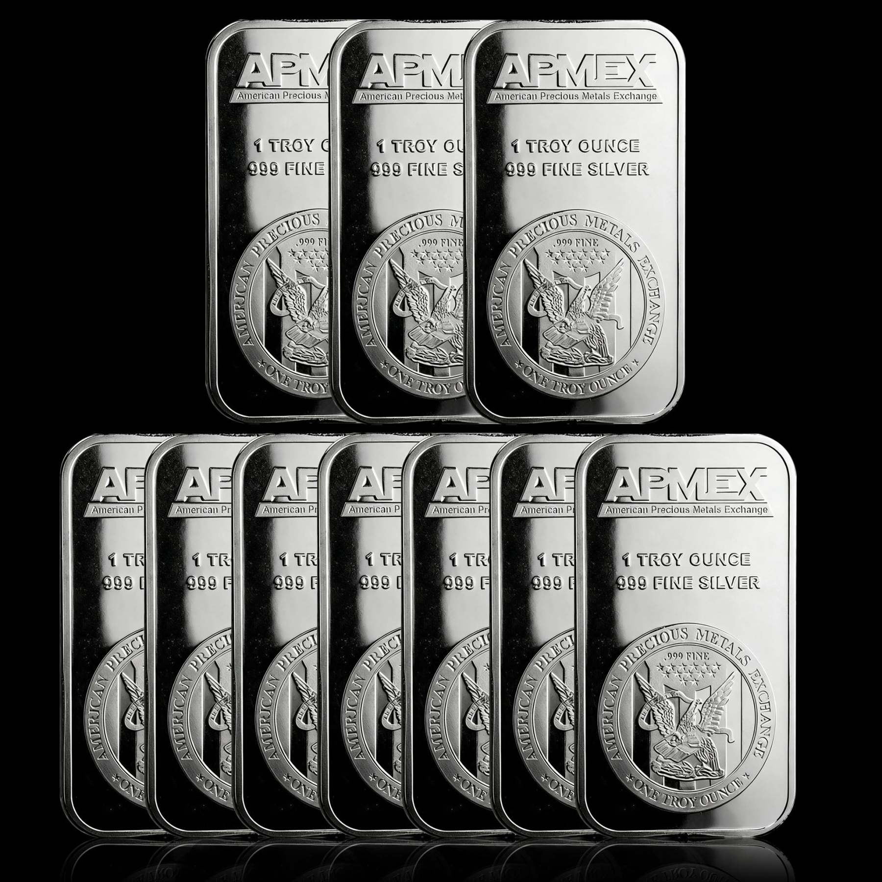 🦅APMEX 1 oz .999 Fine Silver Bar – American Eagle Heritage for Collectors