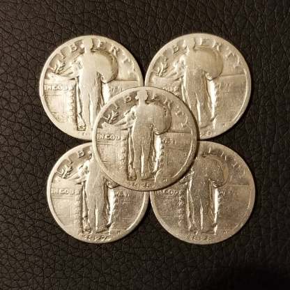 🔥1916-1930 Year Set of Standing Liberty Silver Quarters