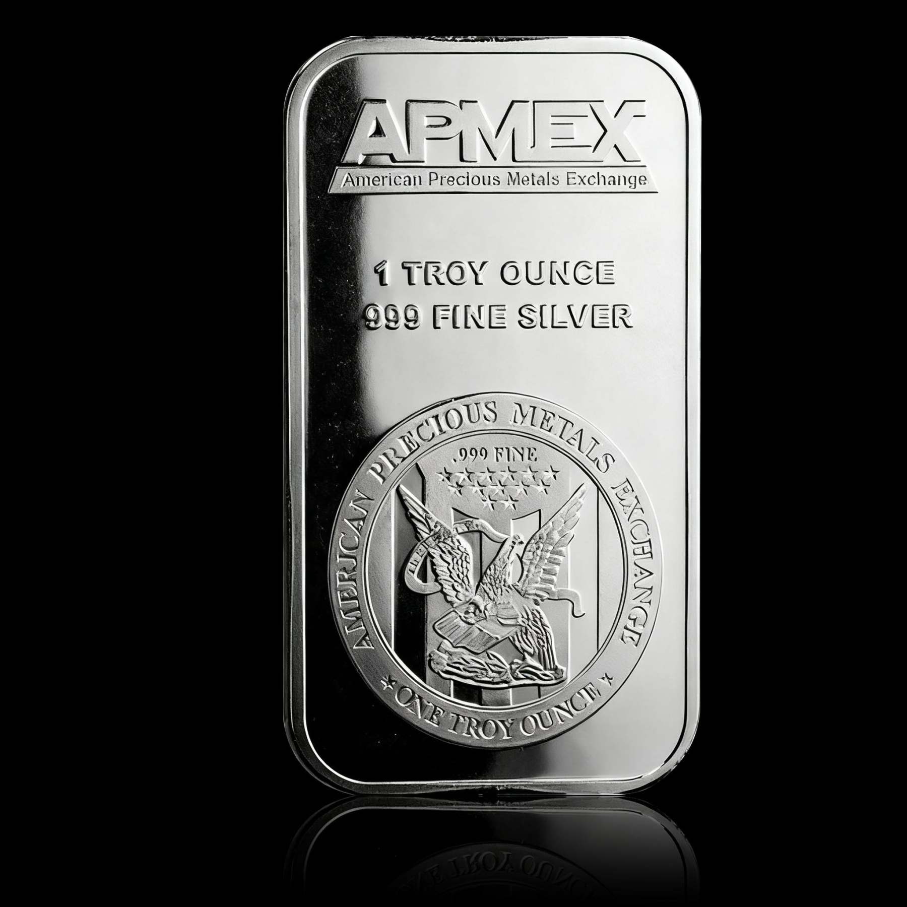 🦅APMEX 1 oz .999 Fine Silver Bar – American Eagle Heritage for Collectors