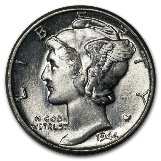 1934-1945 Full DPS Mercury Dime Coins