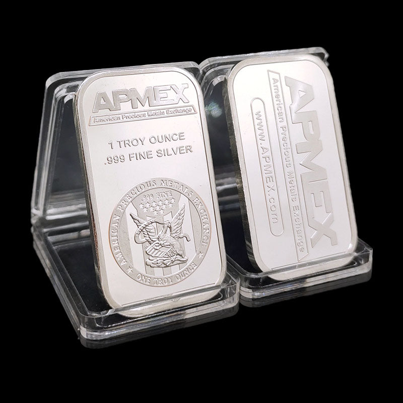 🦅APMEX 1 oz .999 Fine Silver Bar – American Eagle Heritage for Collectors