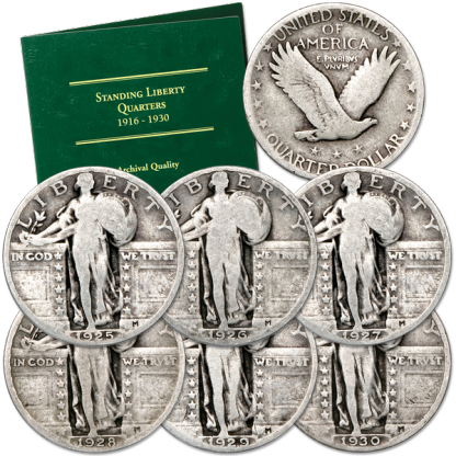 🔥1916-1930 Year Set of Standing Liberty Silver Quarters