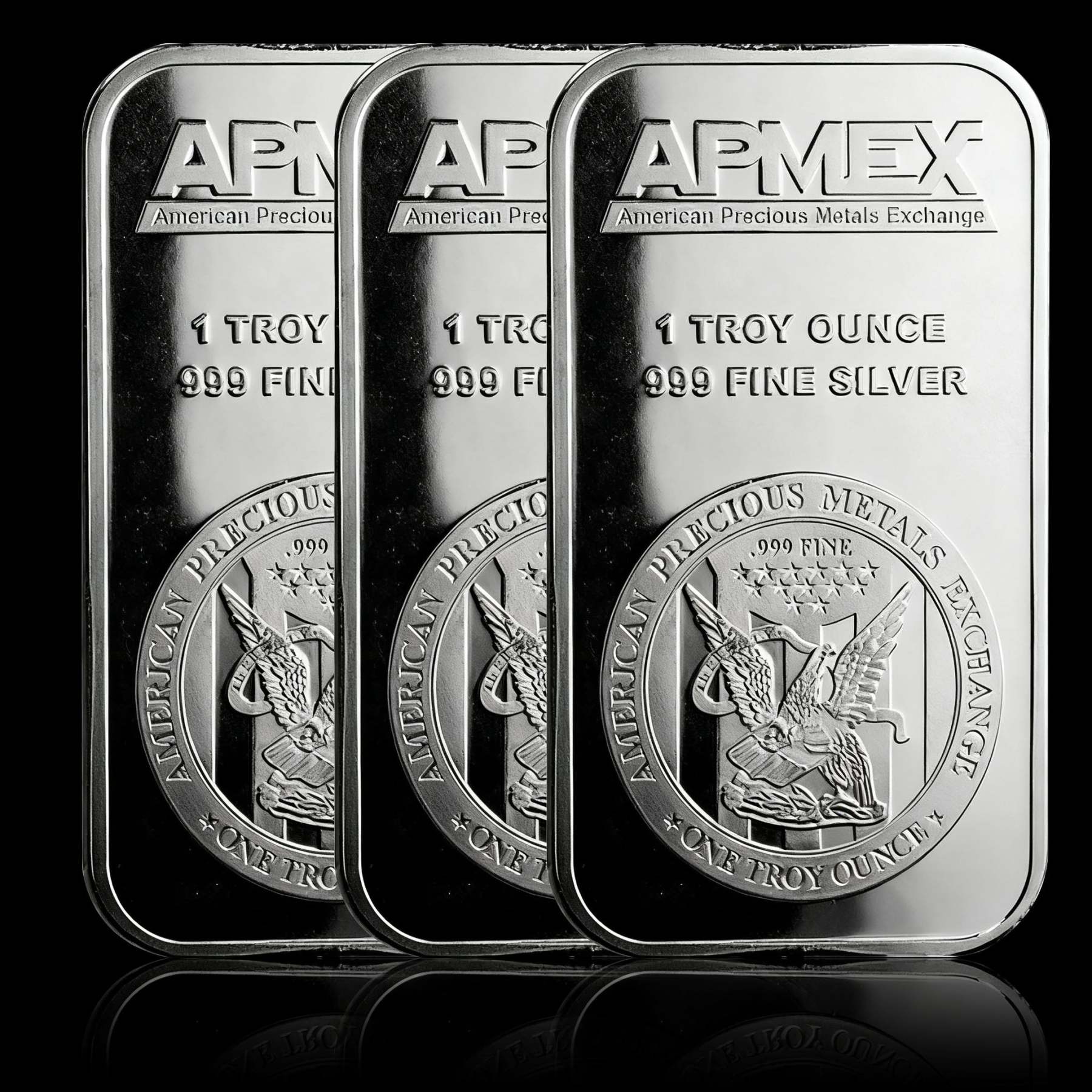 🦅APMEX 1 oz .999 Fine Silver Bar – American Eagle Heritage for Collectors