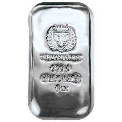 🔥Last Day Only $13.98 - 1 oz Germania Mint Silver Bar .9999 Fine