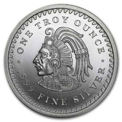 Last Day 70% OFF🔥【 LOT OF 10 】 1 oz Aztec Calendar Silver Round