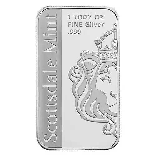 Archangel Michael 1 oz .999 Silver Bar Scottsdale BU