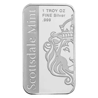 Archangel Michael 1 oz .999 Silver Bar Scottsdale BU