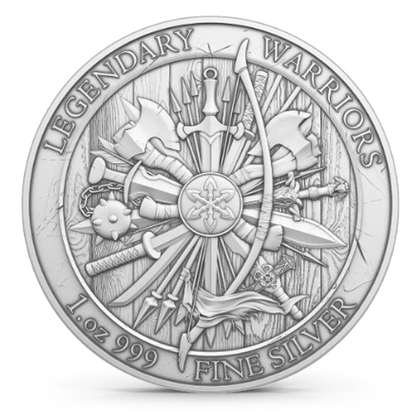 Alexander the Great Legendary Warriors Series 1oz .999 Silver Medallion