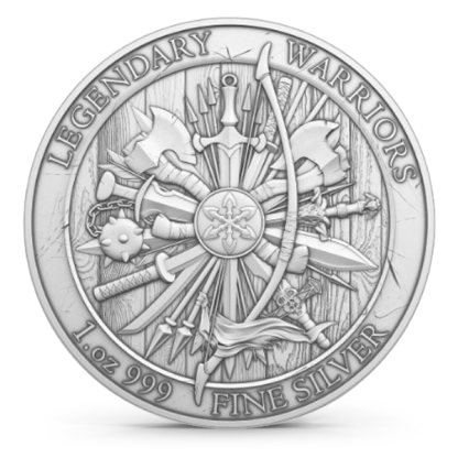 Alexander the Great Legendary Warriors Series 1oz .999 Silver Medallion