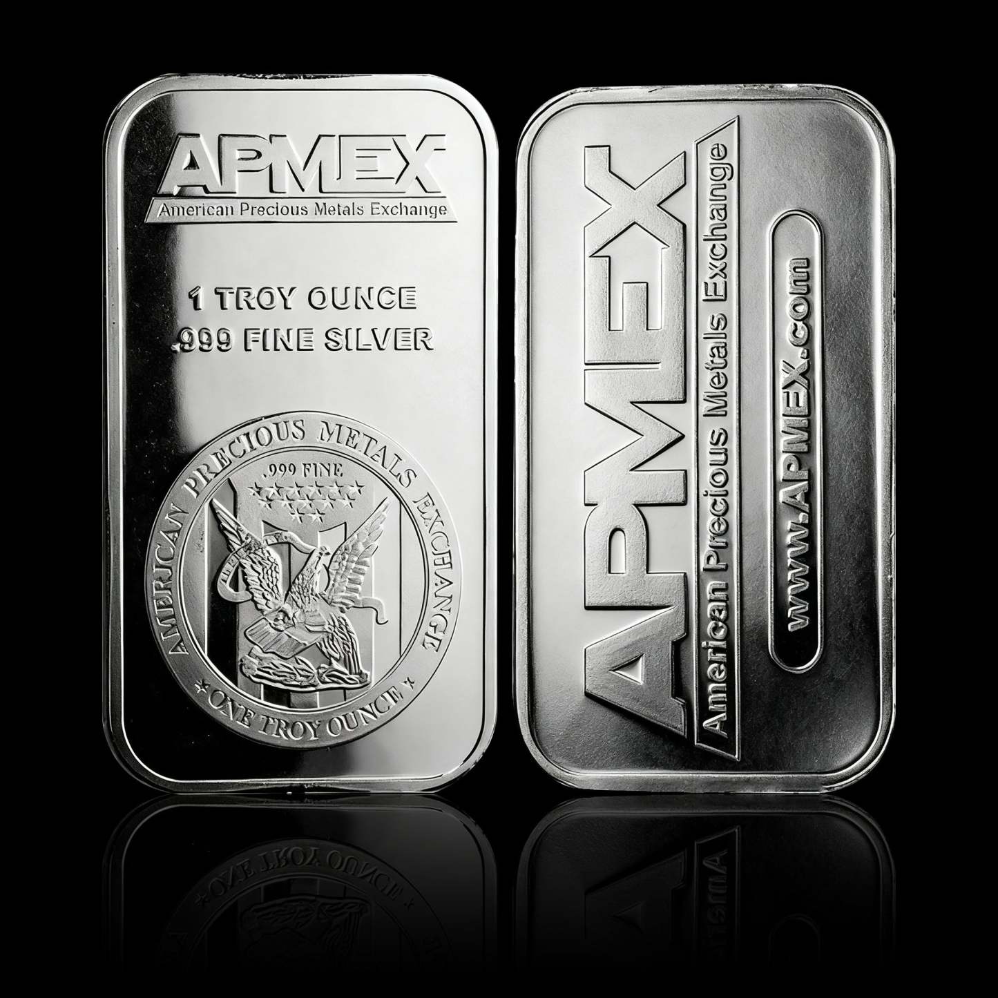 🦅APMEX 1 oz .999 Fine Silver Bar – American Eagle Heritage for Collectors