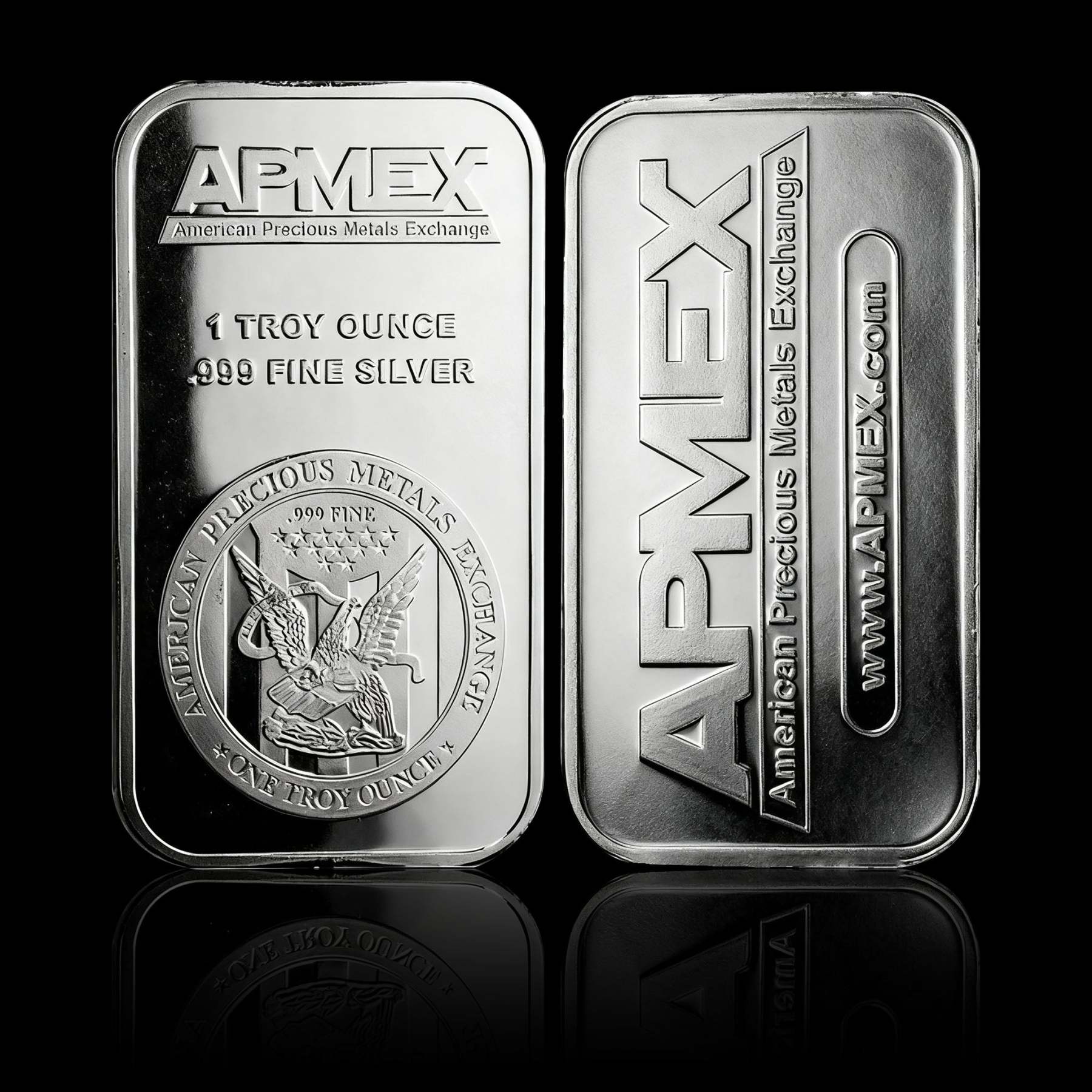 🦅APMEX 1 oz .999 Fine Silver Bar – American Eagle Heritage for Collectors
