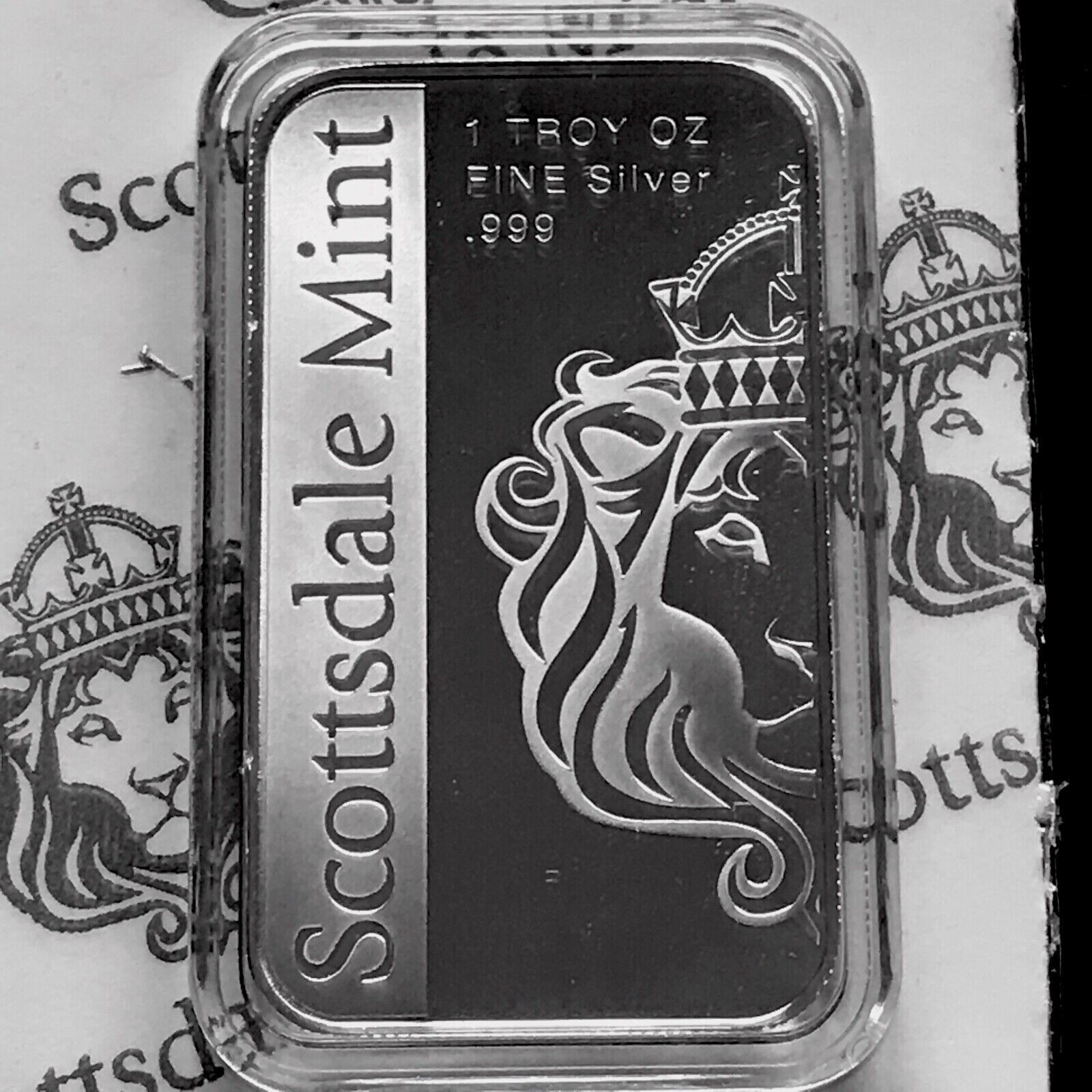 Archangel Michael 1 oz .999 Silver Bar Scottsdale BU in CAPSULE MINT SEALED
