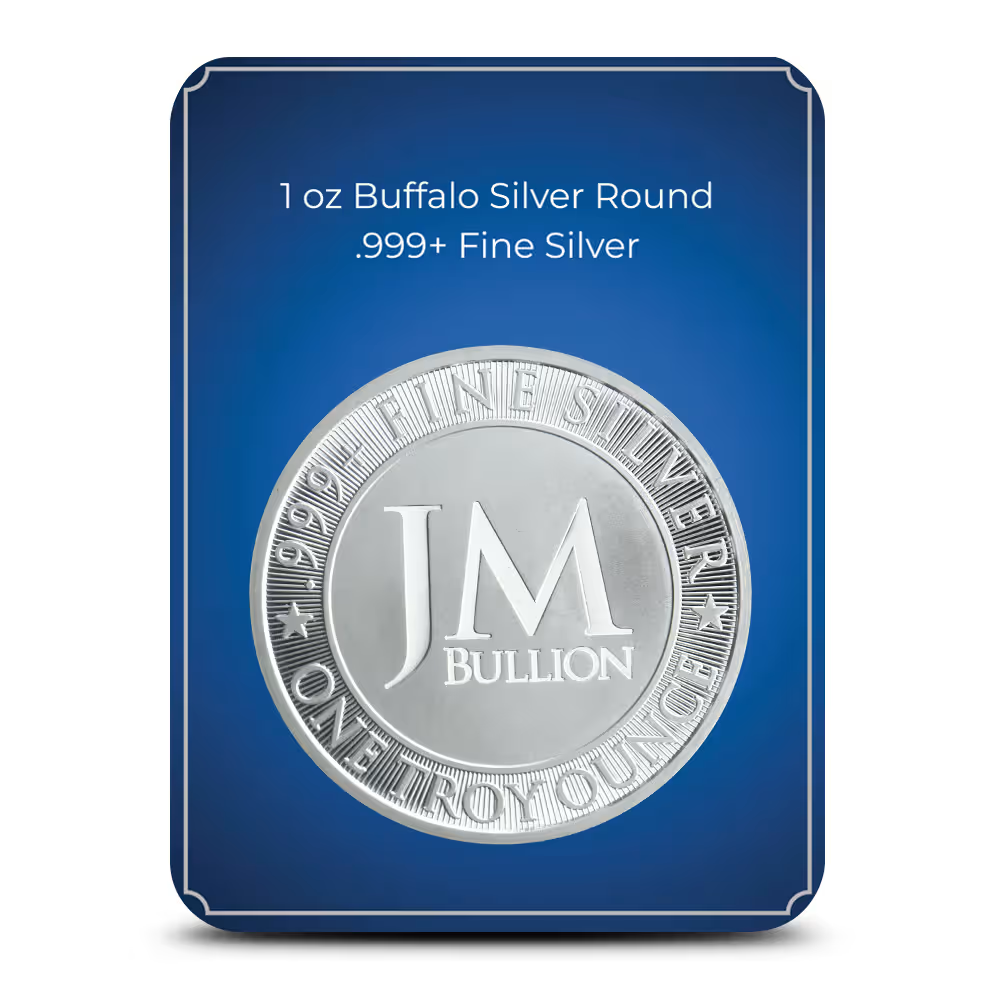 1 oz JM Bullion Buffalo Silver Round