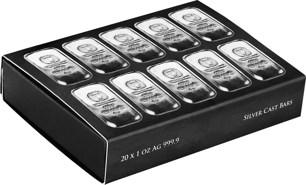 🔥Last Day Only $13.98 - 1 oz Germania Mint Silver Bar .9999 Fine