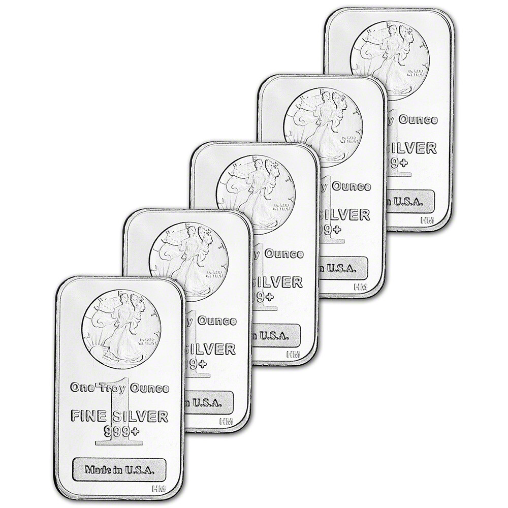 Last Day 60% OFF🔥 【 LOT OF 10 】1 Oz Walking Liberty Silver Bar