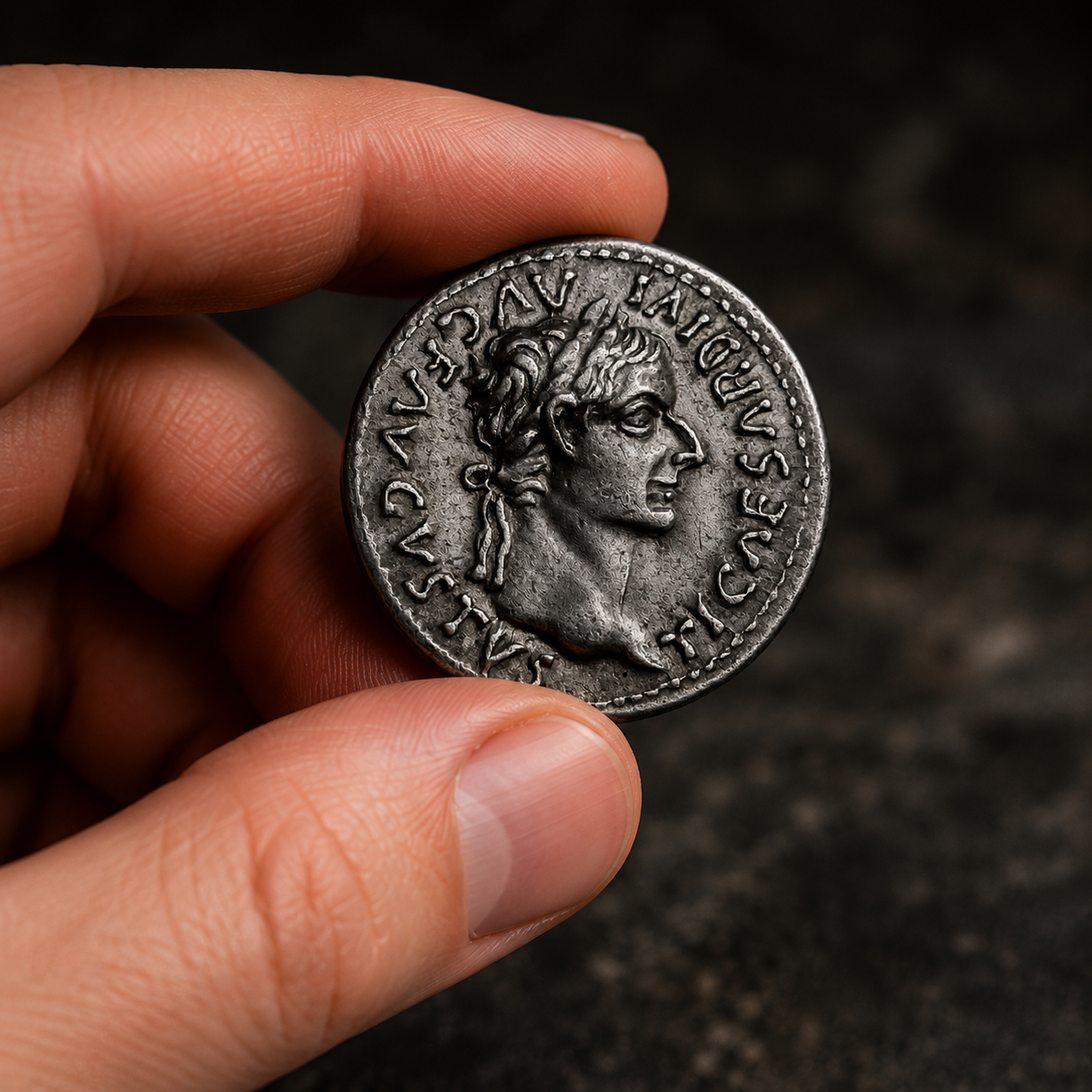 The Ancient Roman Imperial "Tribute Penny" Silver Denarius