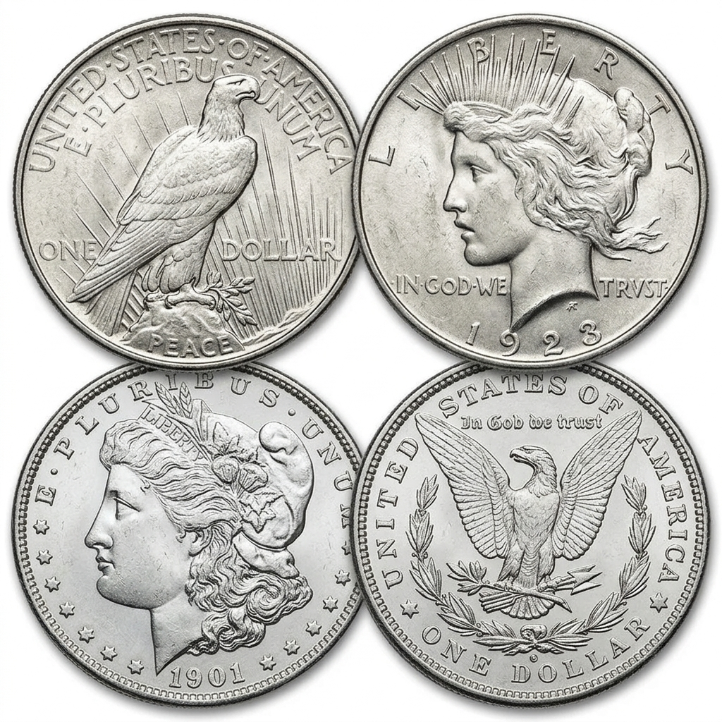 The American Legacy: Mixed Silver Dollar Roll (20 Coins)