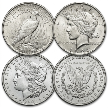 The American Legacy: Mixed Silver Dollar Roll (20 Coins)