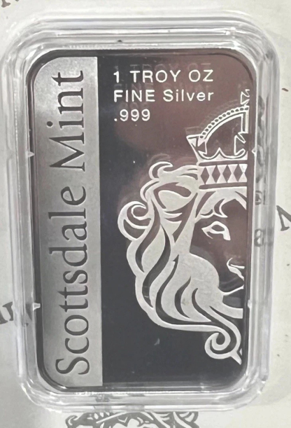 Archangel Michael 1 oz .999 Silver Bar Scottsdale BU in CAPSULE MINT SEALED