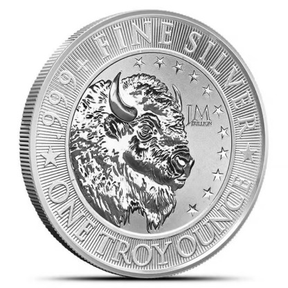 1 oz JM Bullion Buffalo Silver Round