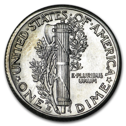 1934-1945 Full DPS Mercury Dime Coins