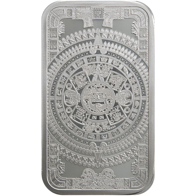 [Copy]Last Day 70% OFF🔥【 LOT OF 10 】 1 oz Aztec Calendar Silver Bar