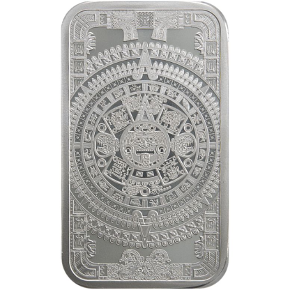 [Copy]Last Day 70% OFF🔥【 LOT OF 10 】 1 oz Aztec Calendar Silver Bar