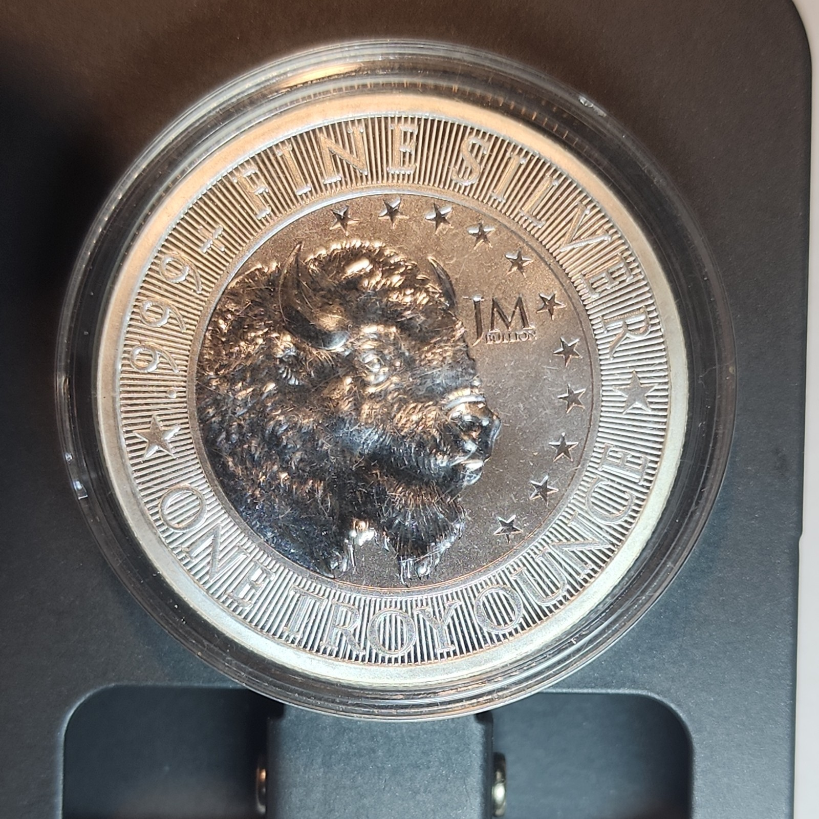 1 oz JM Bullion Buffalo Silver Round