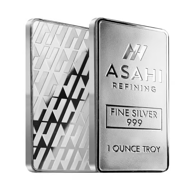 Asahi 1 Oz Silver Bar