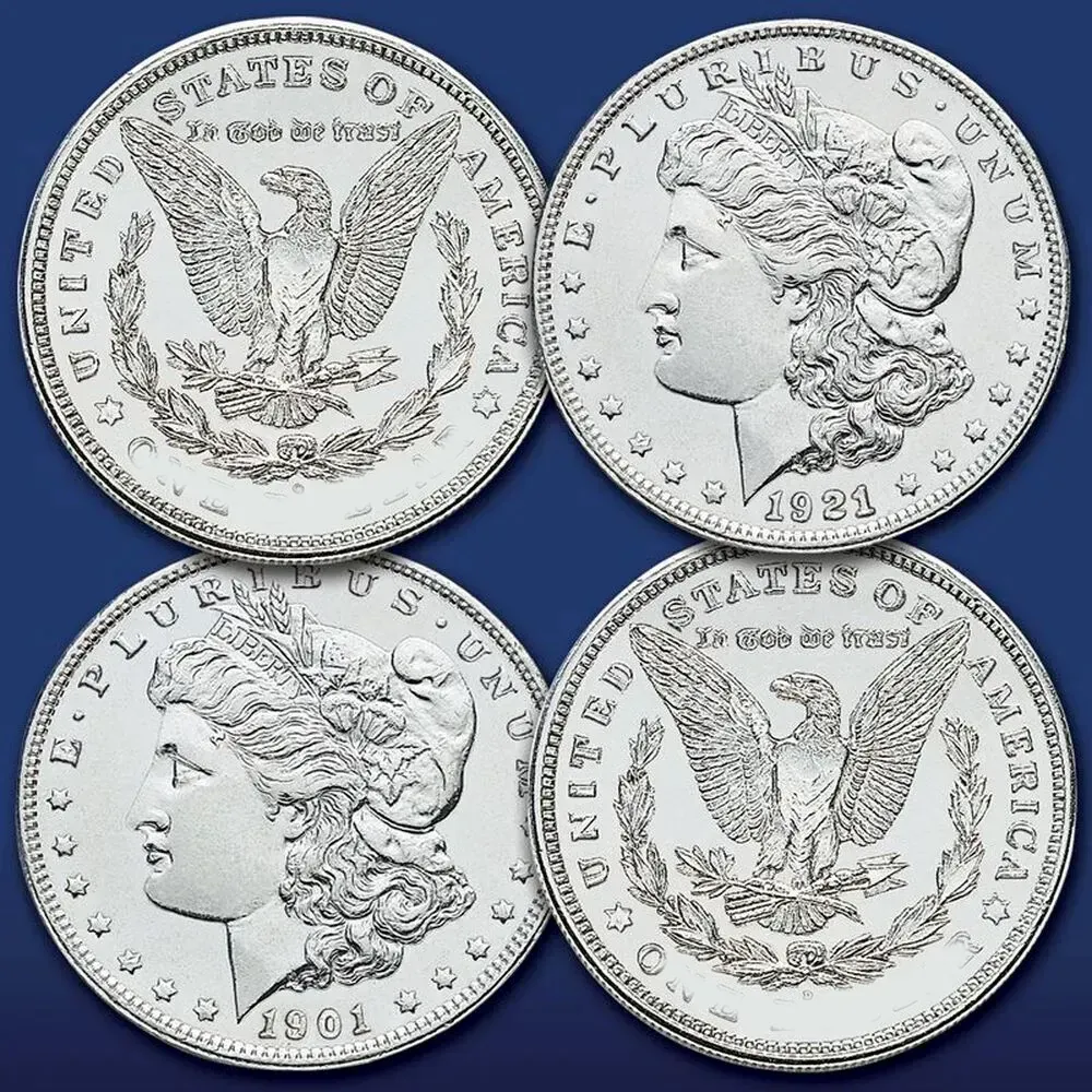 【25PCS】The Complete Collection of Morgan Silver Dollars 【1878-1902】