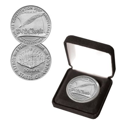 🔥1987 Constitution Commemorative Silver Dollar