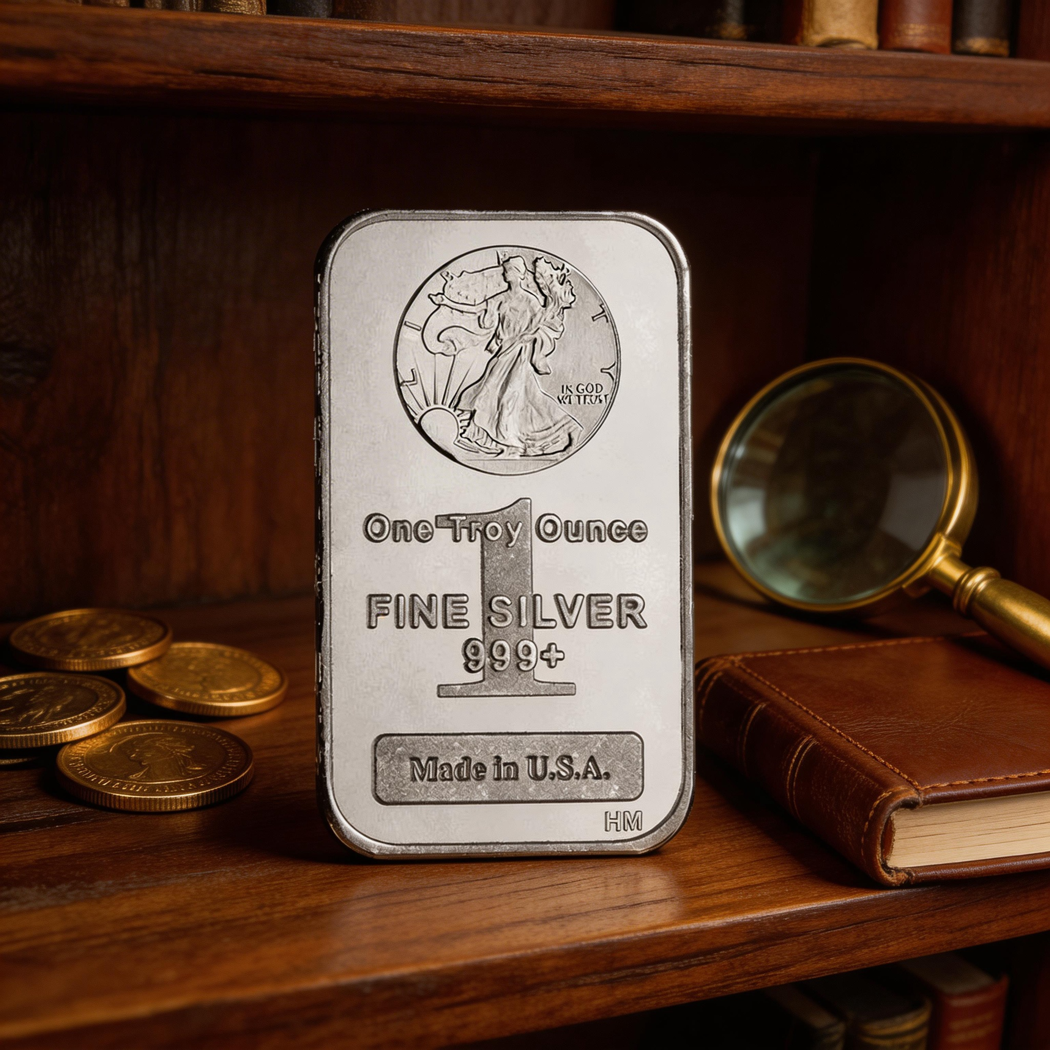 Last Day 60% OFF🔥 【 LOT OF 10 】1 Oz Walking Liberty Silver Bar