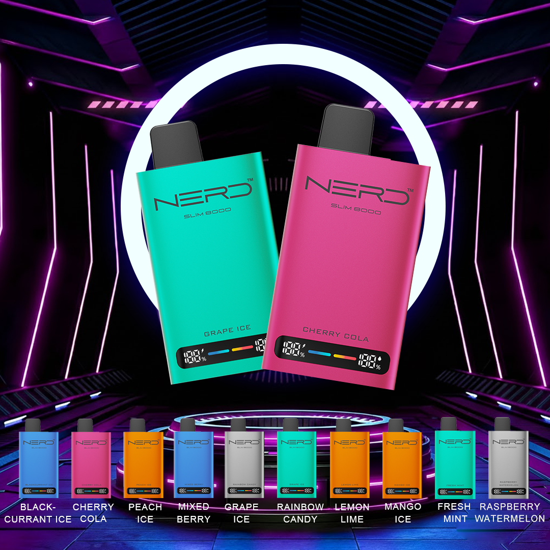 NERD Slim 8000 Puffs Einweg Vape – Sonderangebot im Deal