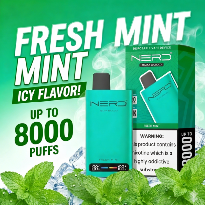 NERD SLIM 8000 Einweg-E-Zigarette 