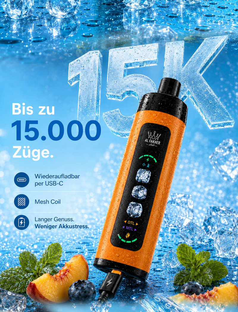 Al Fakher Crown Bar Einweg Vape Produktdetails