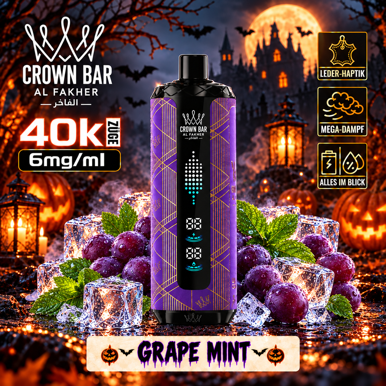 Al Fakher Crown Bar 40K Mega Max 