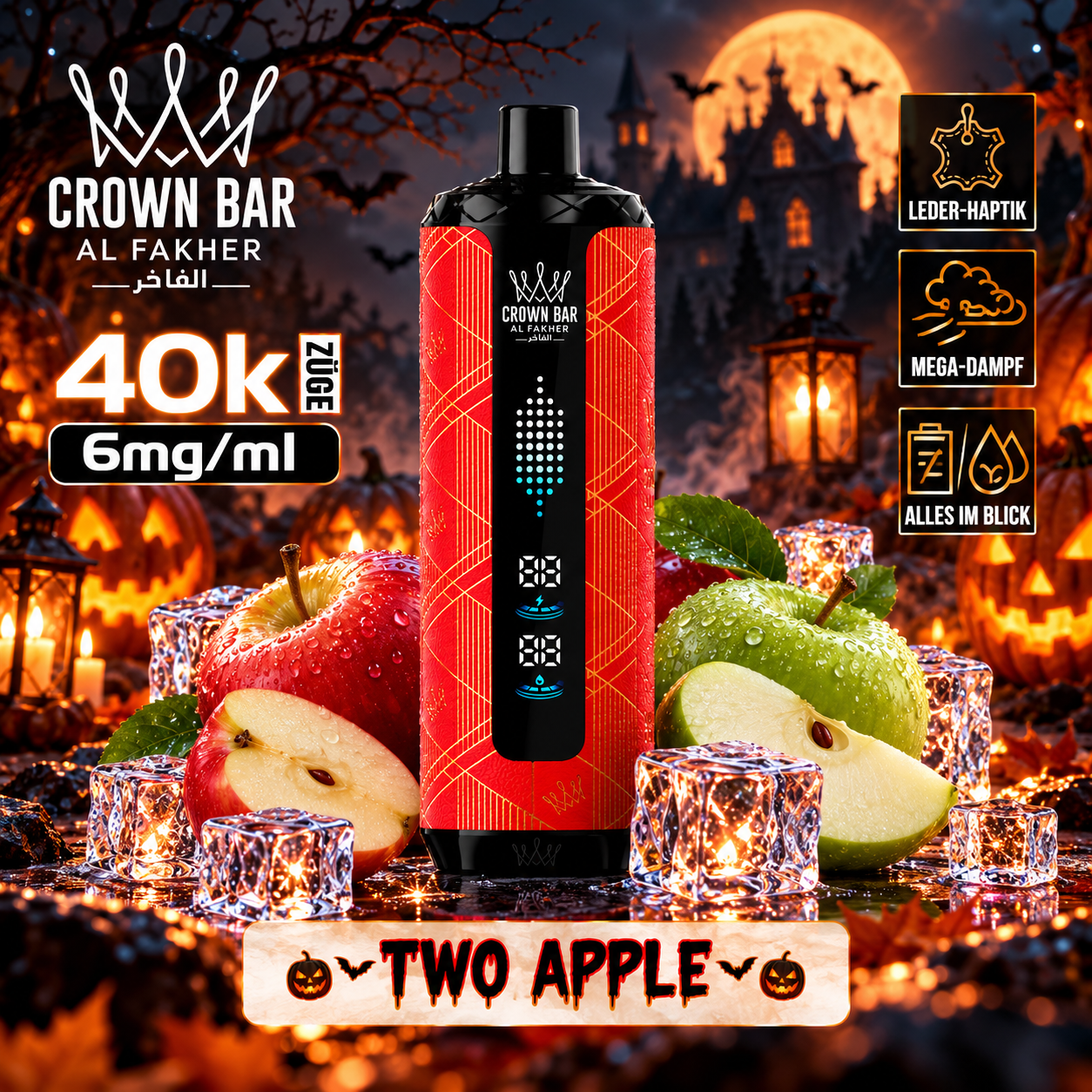 Al Fakher Crown Bar 40K Mega Max 