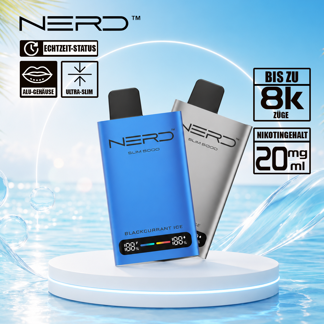 NERD SLIM 8000 Einweg-E-Zigarette 