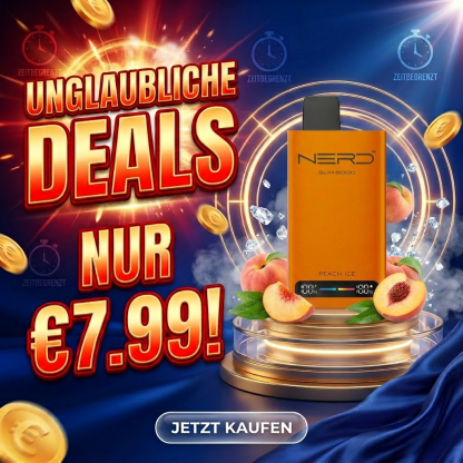 NERD Slim 8000 Puffs Einweg Vape – Sonderangebot im Deal