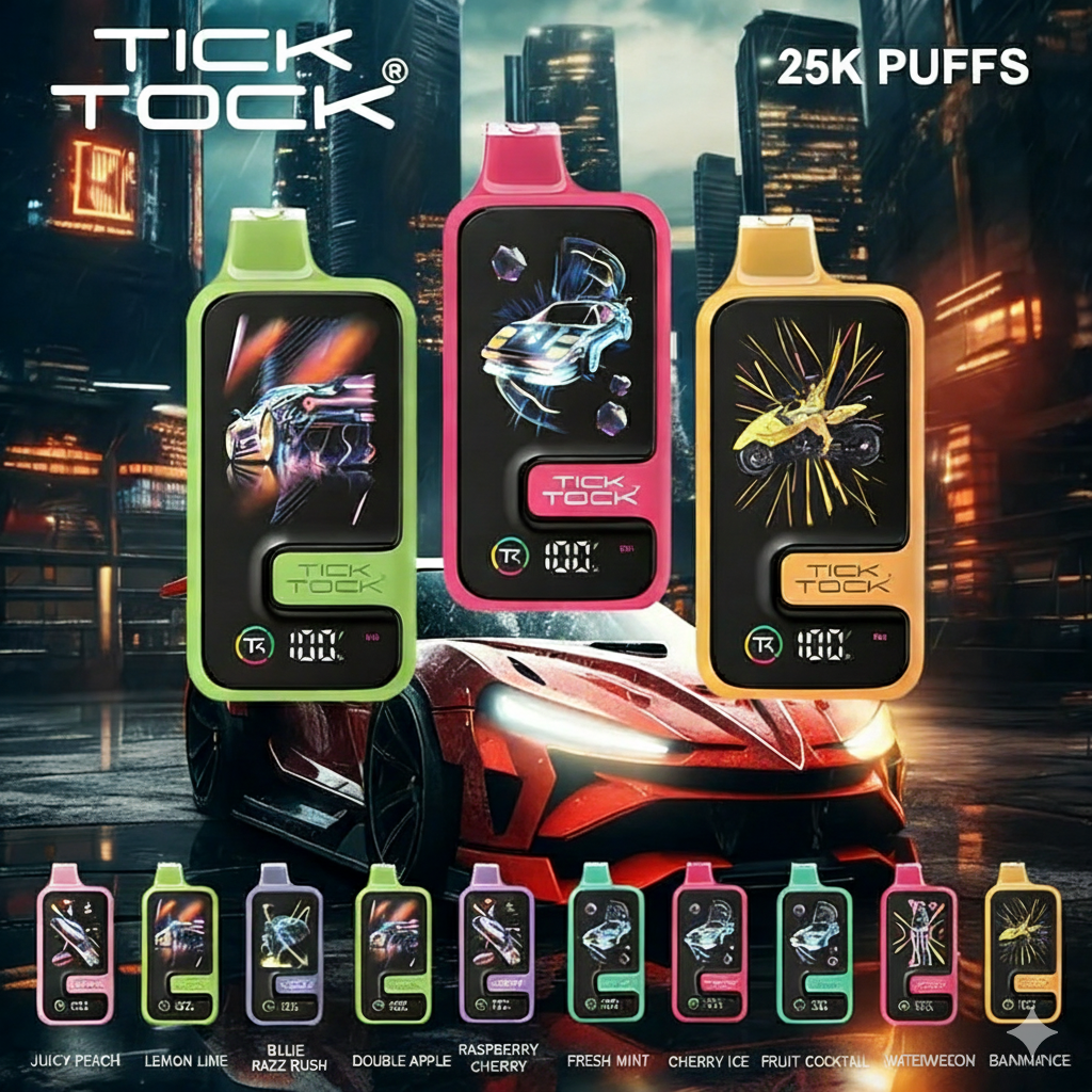 TICKTOCK Ultra 25K elektronische Einwegzigarette mit großer Kapazität