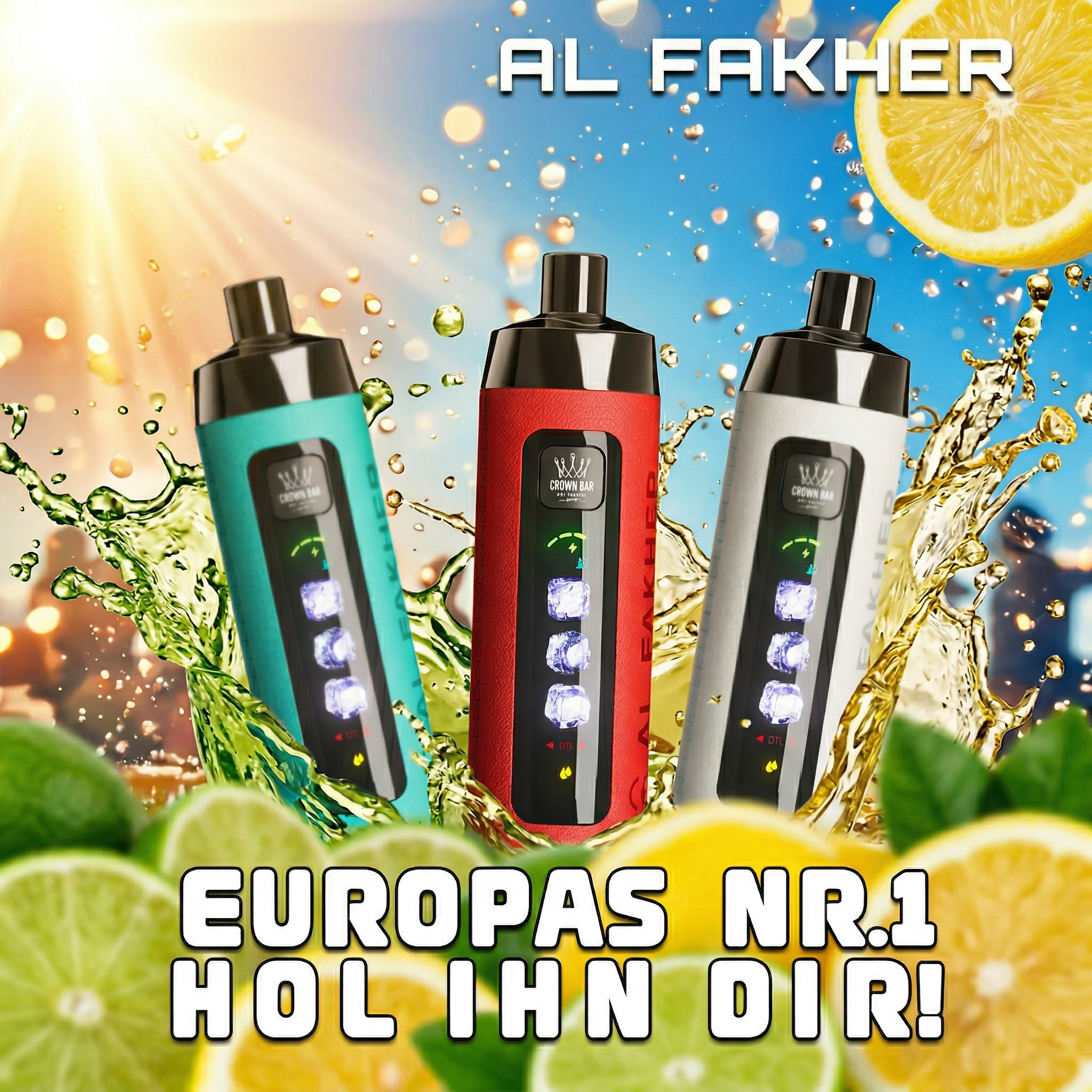 Al Fakher 15000 (15K) Vape – Einstellbare Kühle im Deal