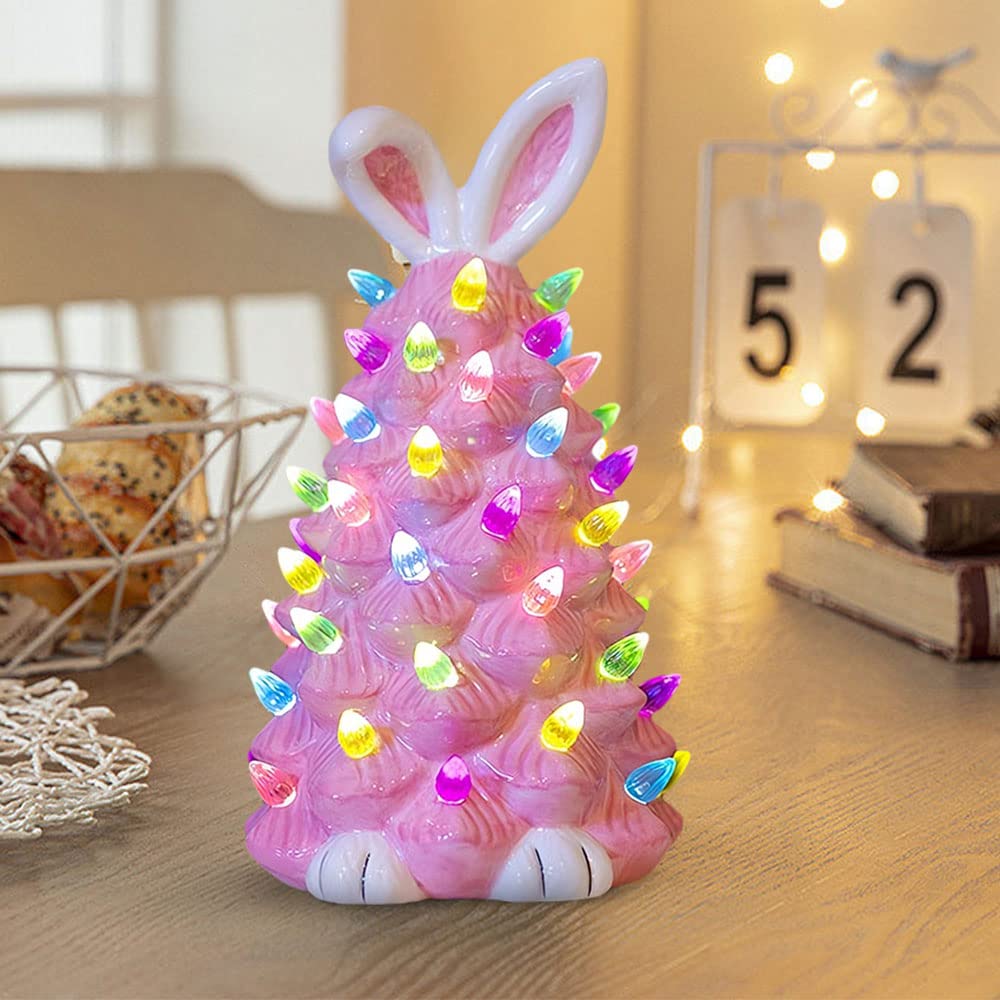 (🔥HOT SALE NOW 49% OFF) - 🐰🐰Easter Pink Bunny Tree-Buy 2 Free Shipping