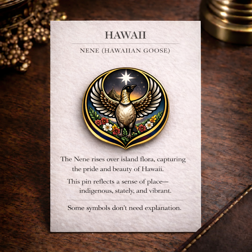 State Bird Pins Collection