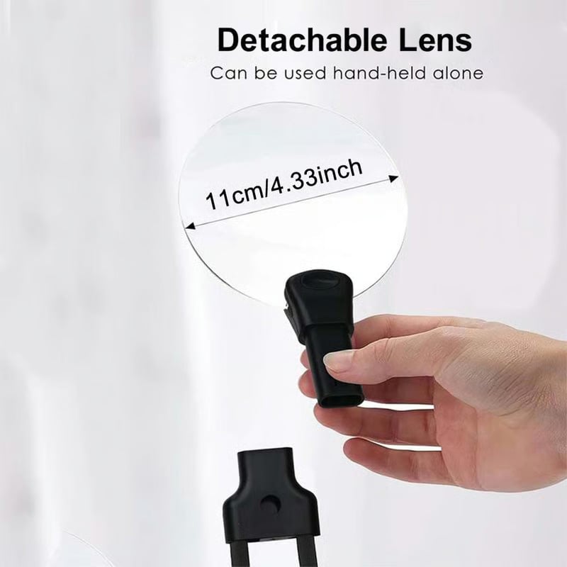 👵🔎Designed for Seniors 5X Magnifying Glass with 4.33" Lens — Hands-Free, Portable & Multi-Use Magnifier