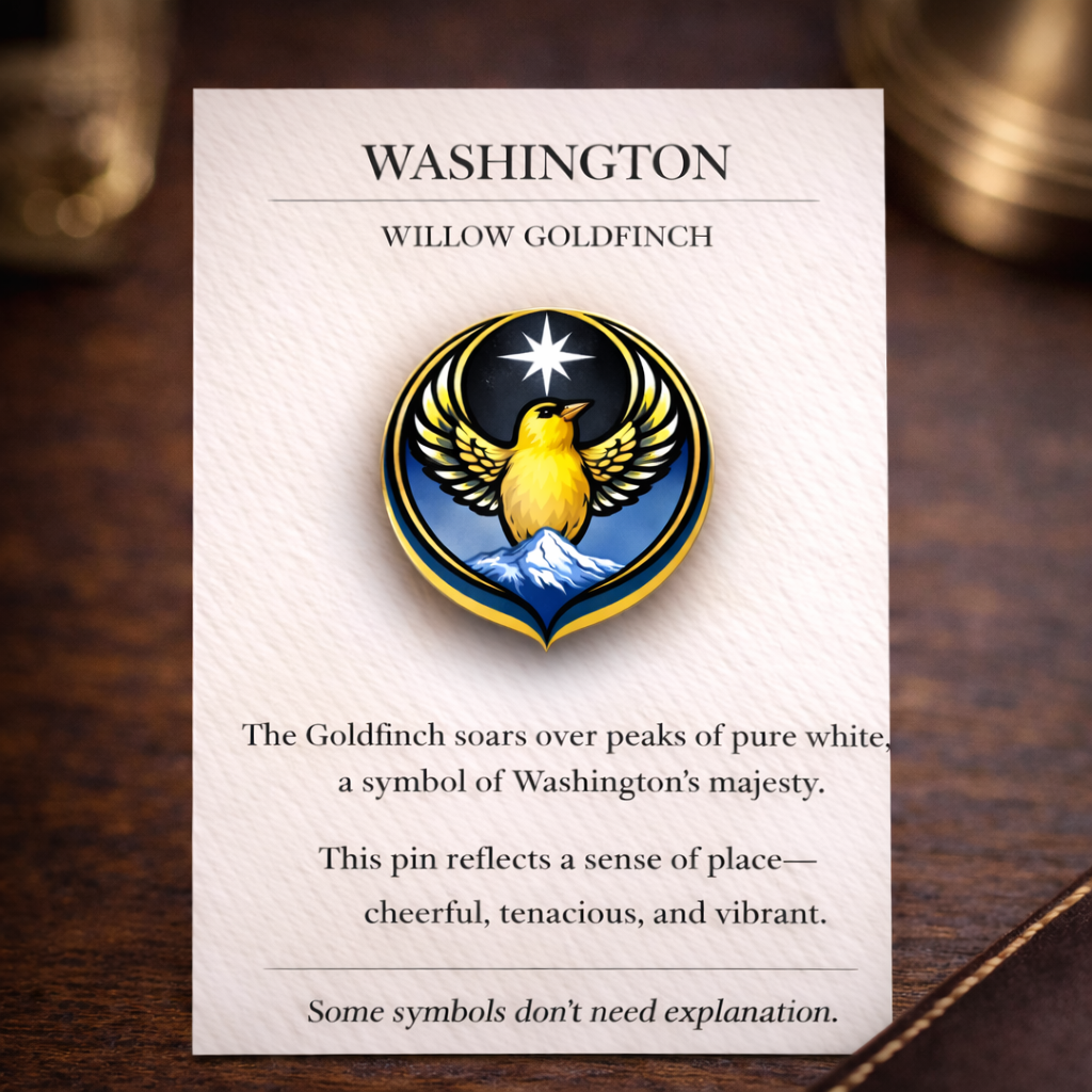 State Bird Pins Collection