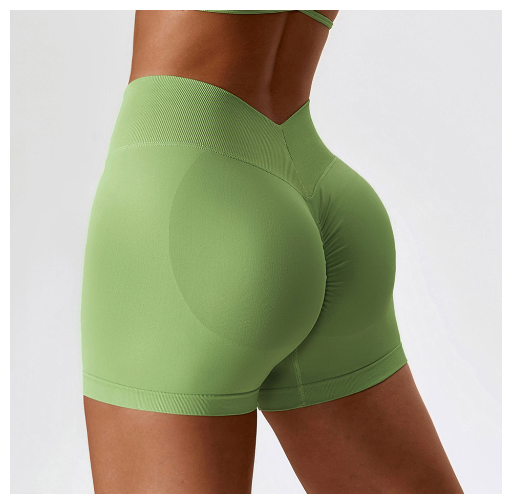 Ombreezy Seamless High-Waisted Yoga Shorts