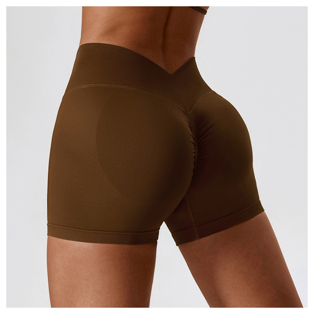 Ombreezy Seamless High-Waisted Yoga Shorts