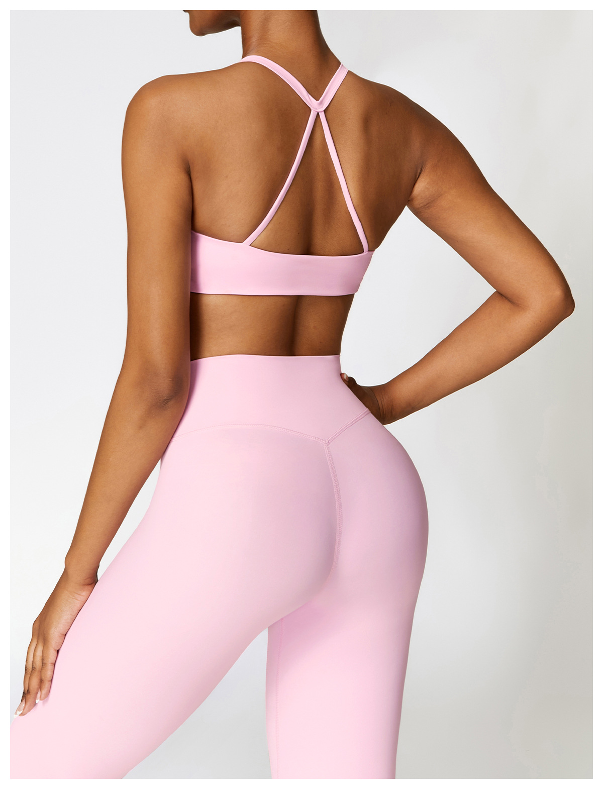 Ombreezy Tummy-Control Brushed Quick-Dry Yoga Leggings