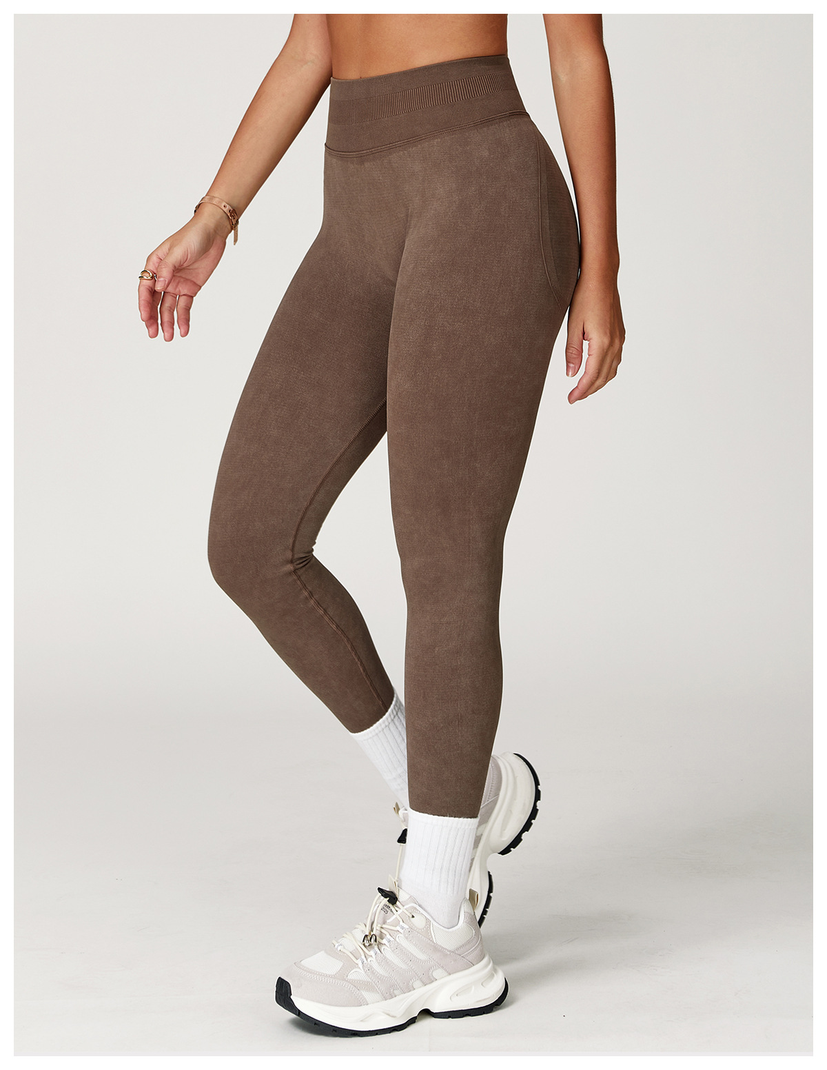 Ombreezy Seamless Sand-Washed Yoga Leggings